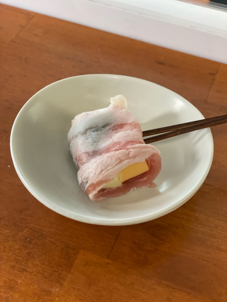 ズッキーニとチーズ