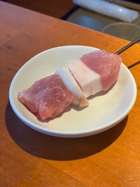 豚ロースとエリンギ