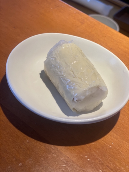 筍と烏賊の湯葉巻き