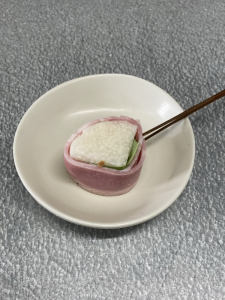 山芋のベーコン巻き