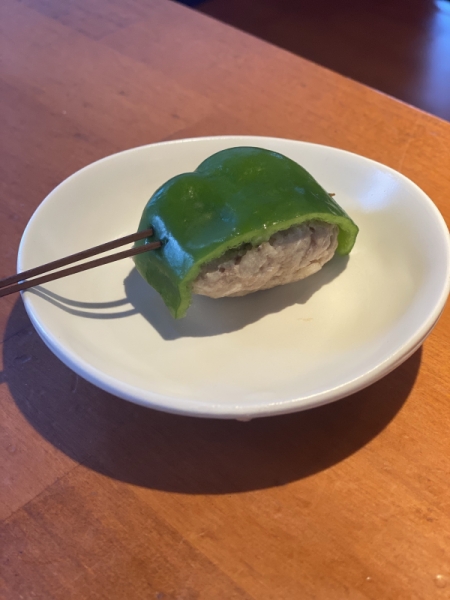ピーマンの肉詰め