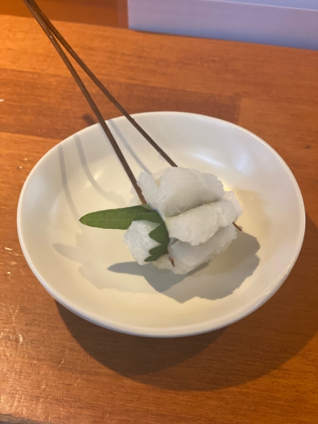 山芋の鱧巻き